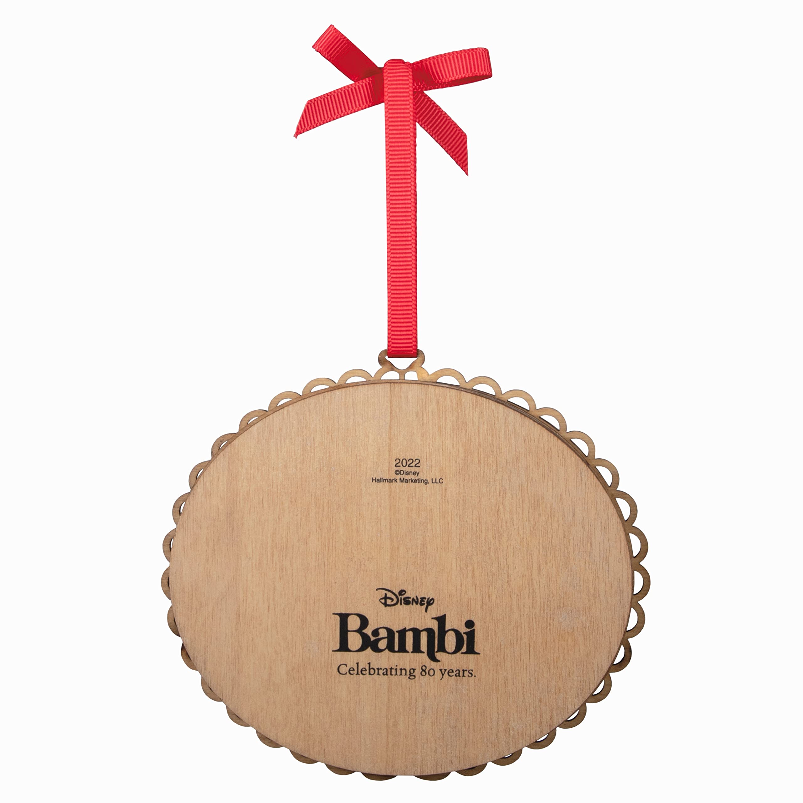 Hallmark Keepsake Christmas Ornament 2022, Disney Bambi 80th Anniversary Papercraft