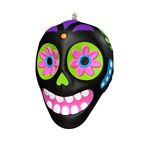 Hallmark Keepsake 1" Mini Halloween Ornament 2023, Sweet Sugar Skull Mini, Halloween Gifts