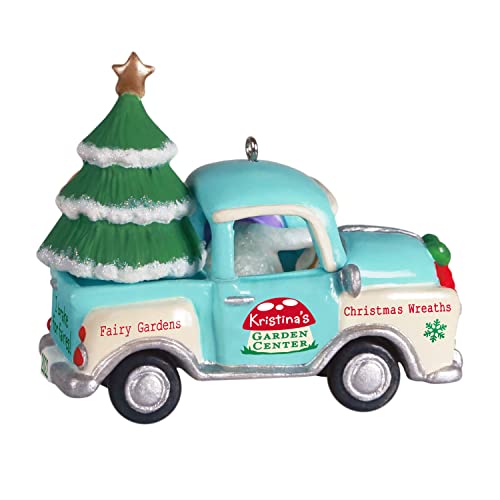 Hallmark Keepsake Plastic Christmas Ornament 2022 Year-Dated, Holiday Parade Garden Center Truck
