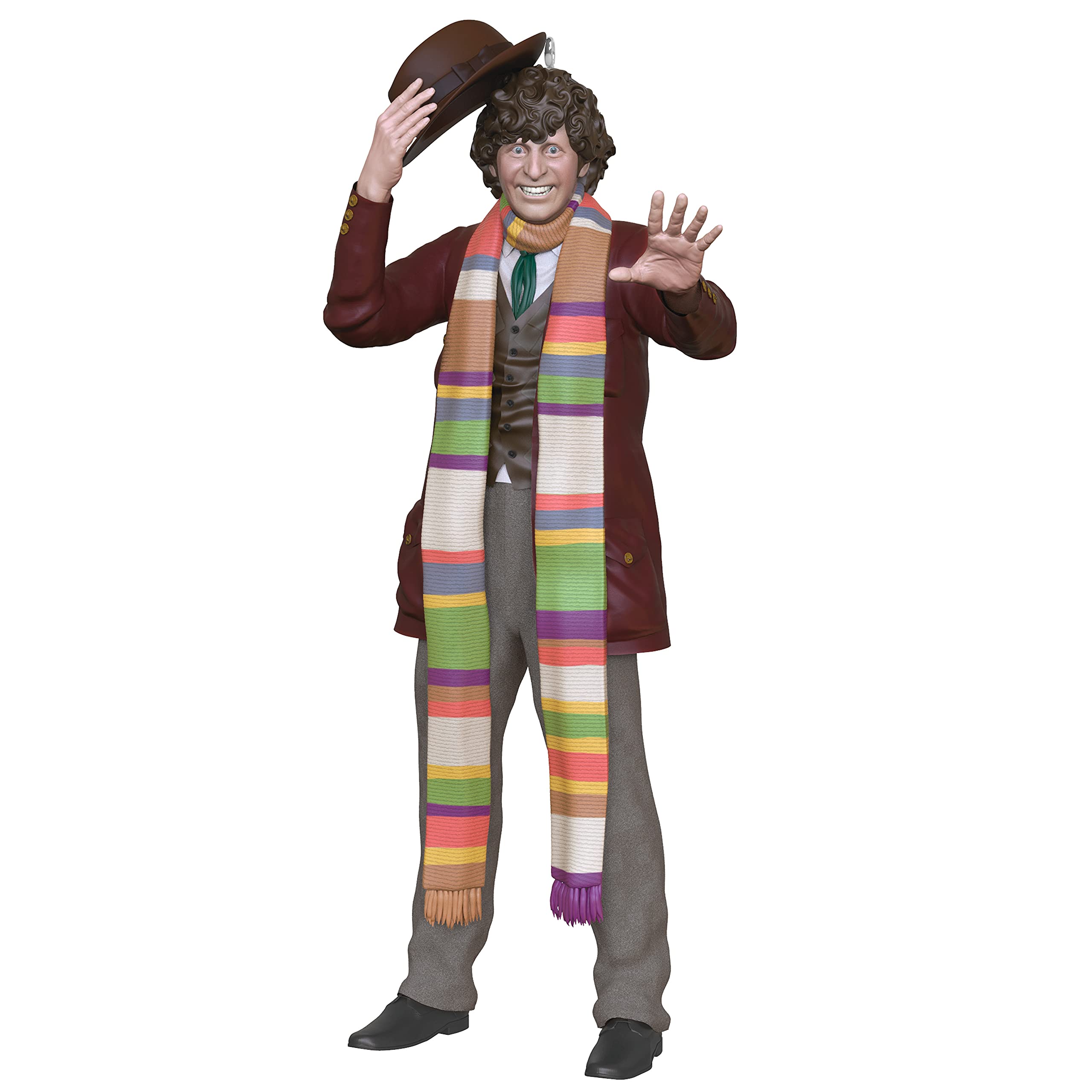 Hallmark Keepsake Plastic Christmas Ornament 2021, Doctor Who The Fourth Doctor