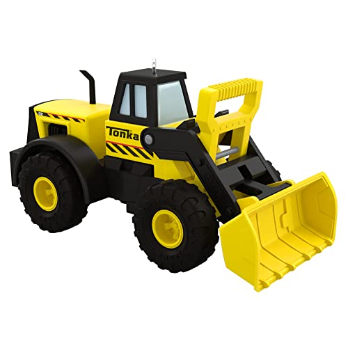 Hallmark Keepsake Plastic Christmas Ornament 2022, Hasbro Tonka Front Loader