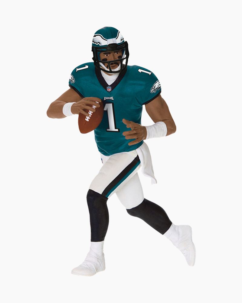Jalen Hurts Philadelphia Eagles Football legends, 2025 Hallmark Keepsake Christmas Ornament