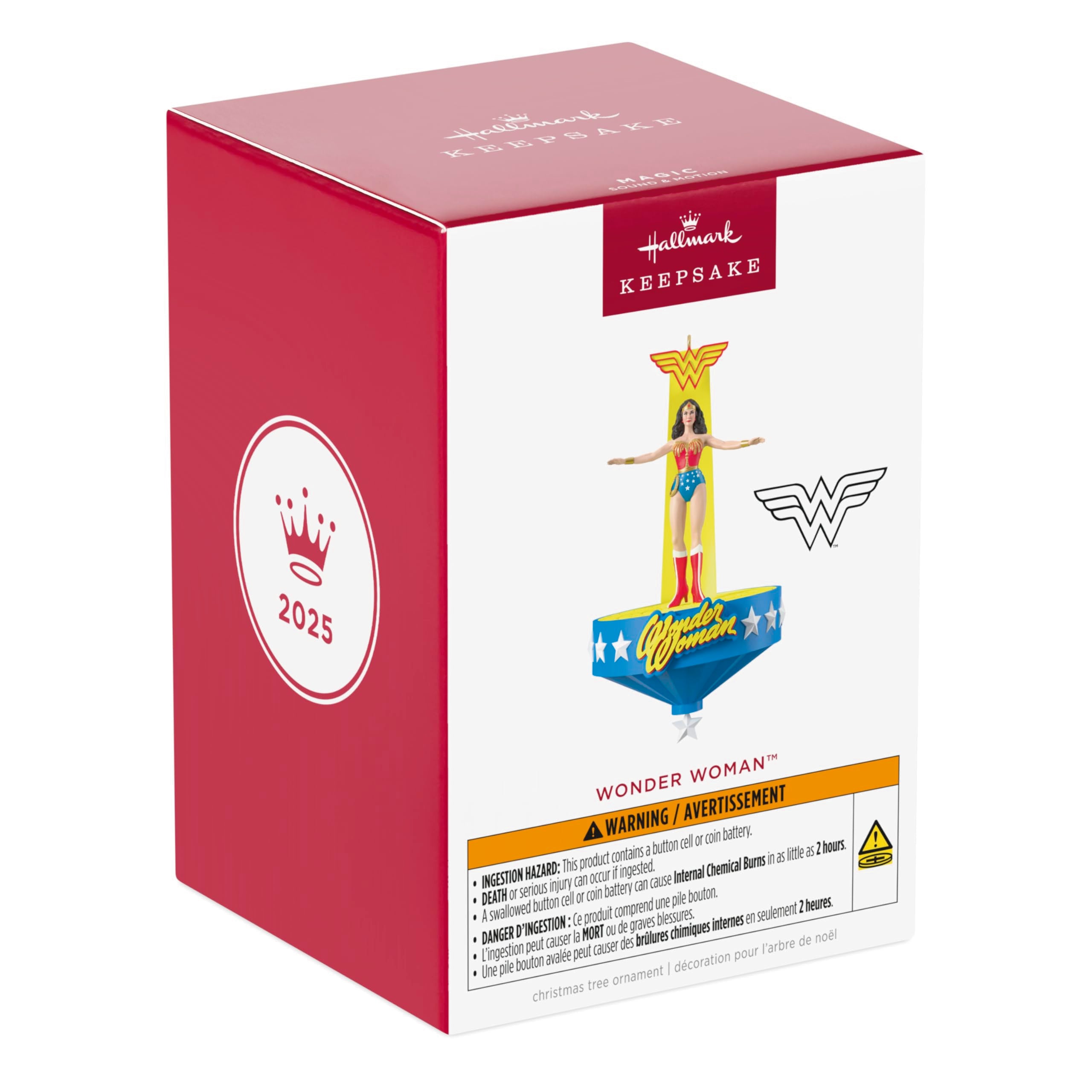 Wonder Woman 2025 Hallmark Keepsake Christmas Ornament