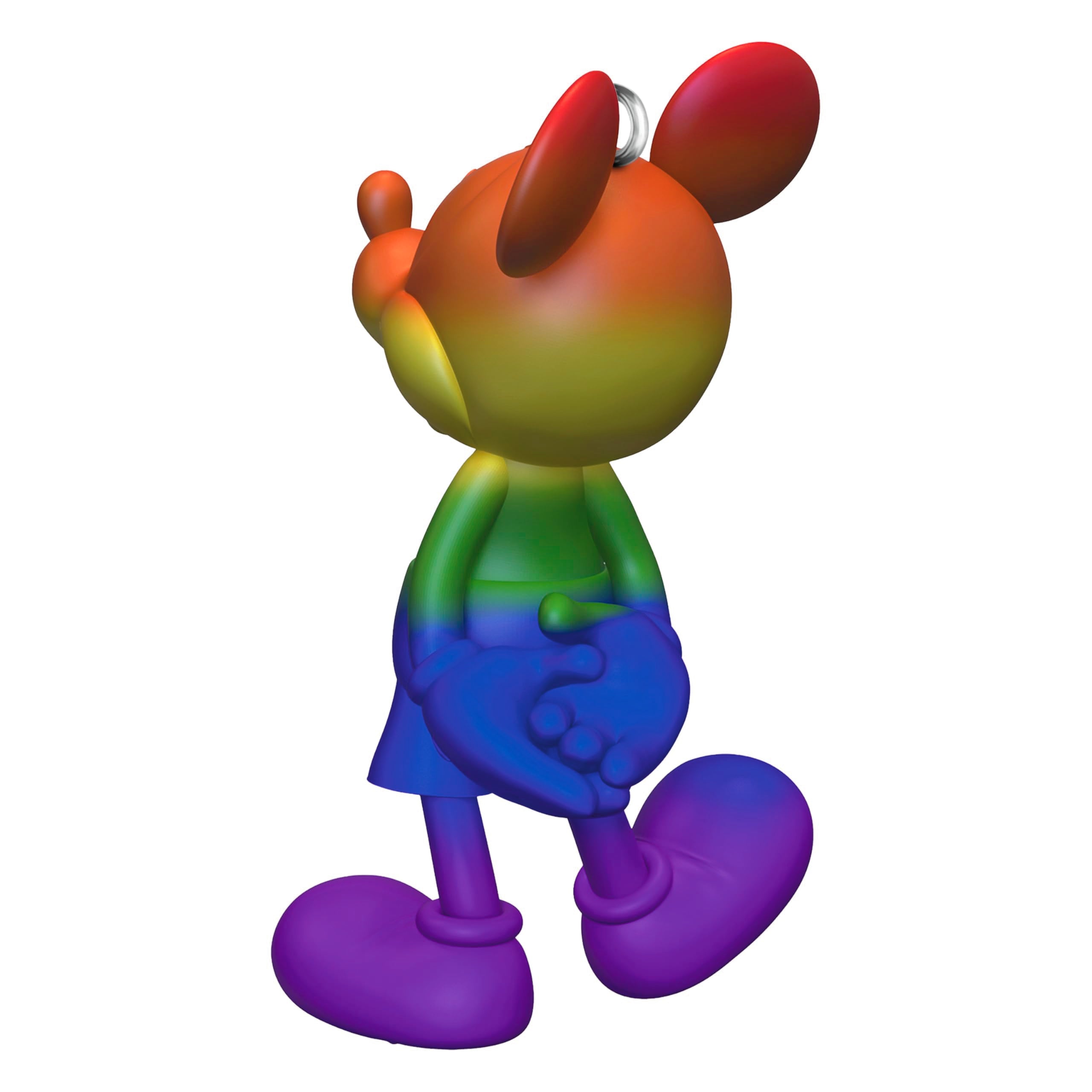 Hallmark Keepsake Christmas Ornament 2024, Disney Mickey Mouse Rainbow Mickey, Gifts for Disney Fans