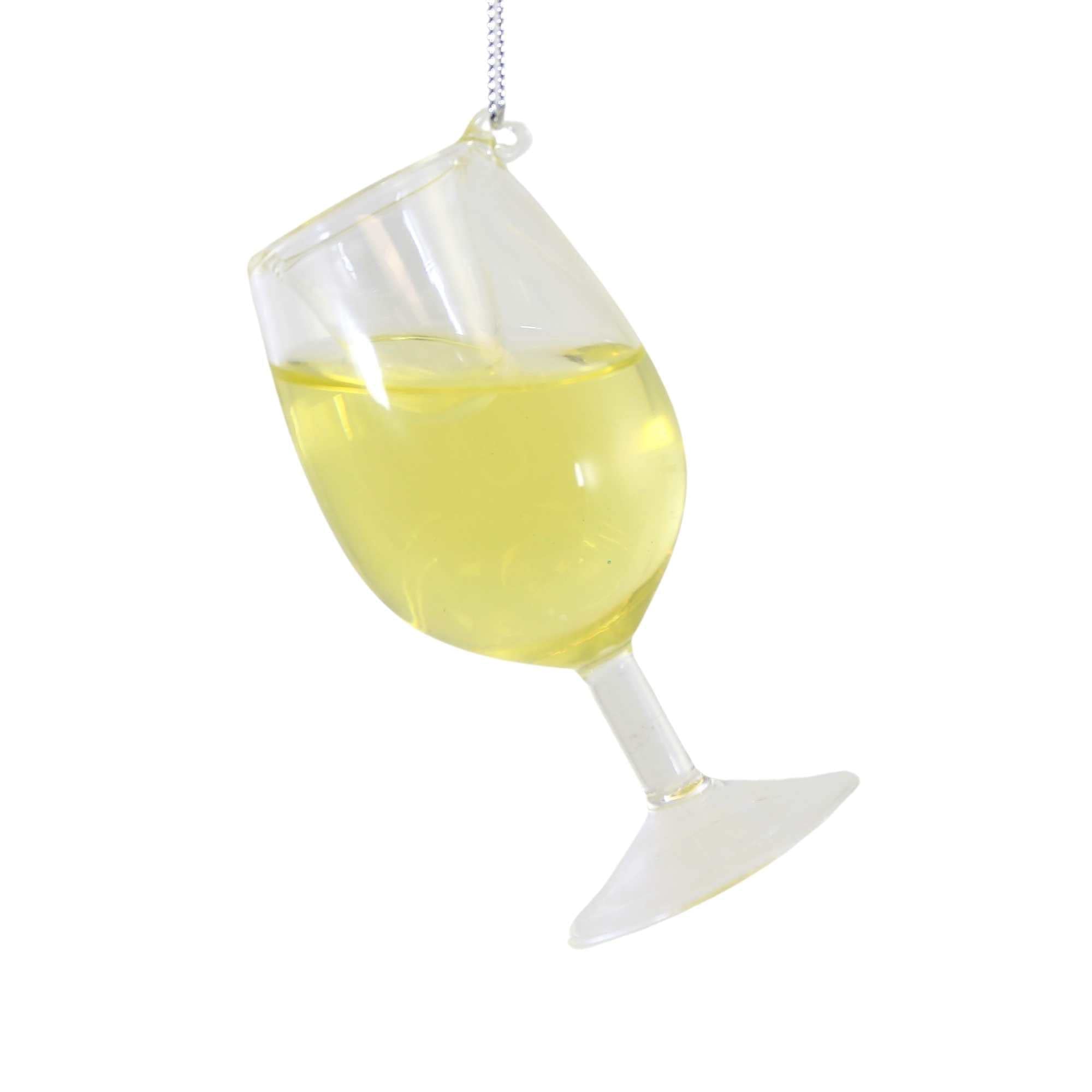 Ganz Cheer Donnay Wine Glass Ornament, Birthday