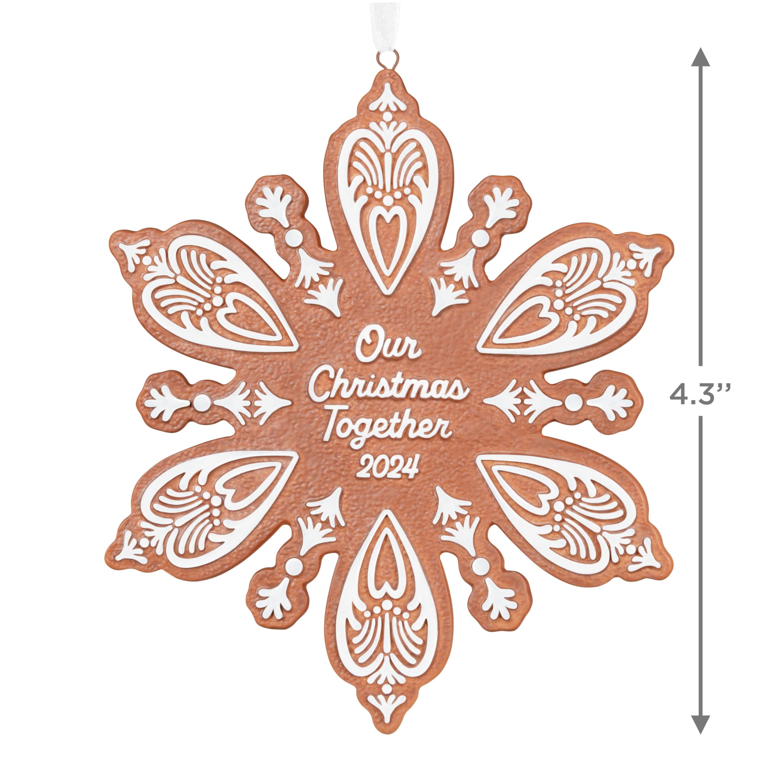 Hallmark Keepsake Christmas Ornament 2024, Our Christmas Together 2024, Porcelain, Family Gifts