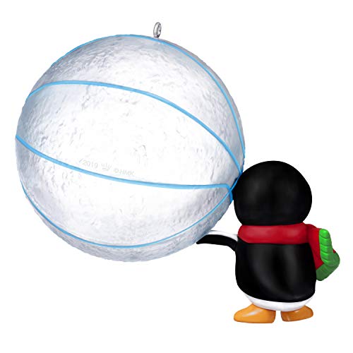 Hallmark Keepsake Christmas 2019 Year Dated Basketball Star Penguin DIY Personalized Ornament,