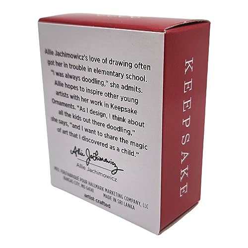 Hallmark Keepsake Mini Bitty Balloon Dog Miniature Ornament. Size Approx. 1.23 x 1 3 x 0.75.