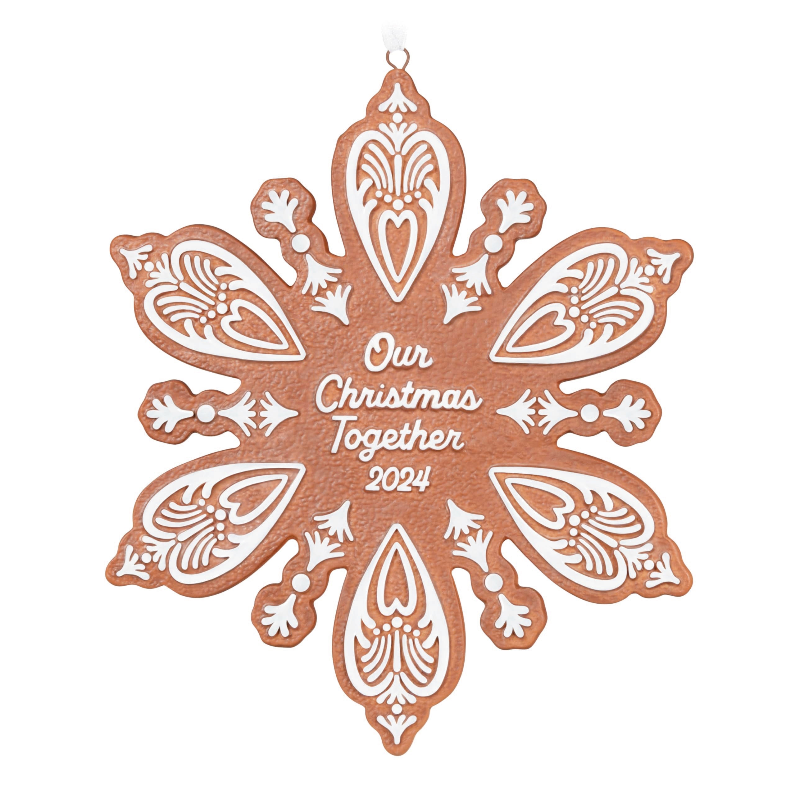 Hallmark Keepsake Christmas Ornament 2024, Our Christmas Together 2024, Porcelain, Family Gifts