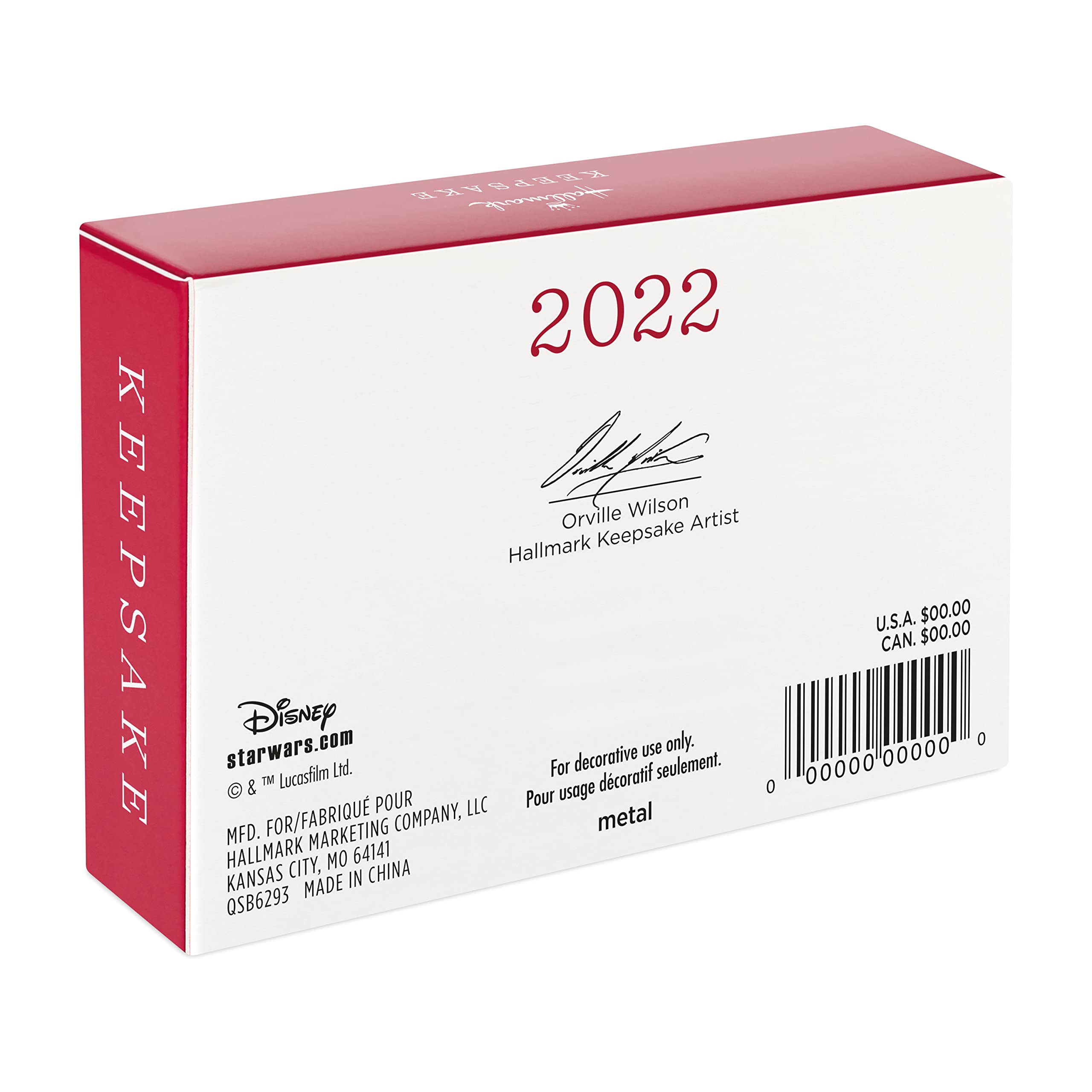 Hallmark Keepsake Miniature Christmas Ornament 2022, Star Wars The Rebel Alliance vs. The Galactic Empire, Mini Set of 6