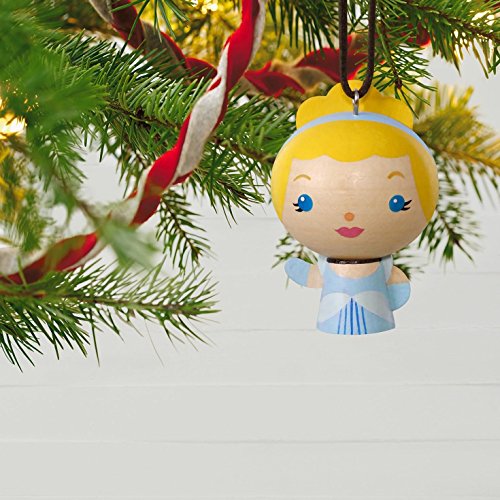 Hallmark Cinderella Wood Ornament Keepsake-Ornaments Movies & TV
