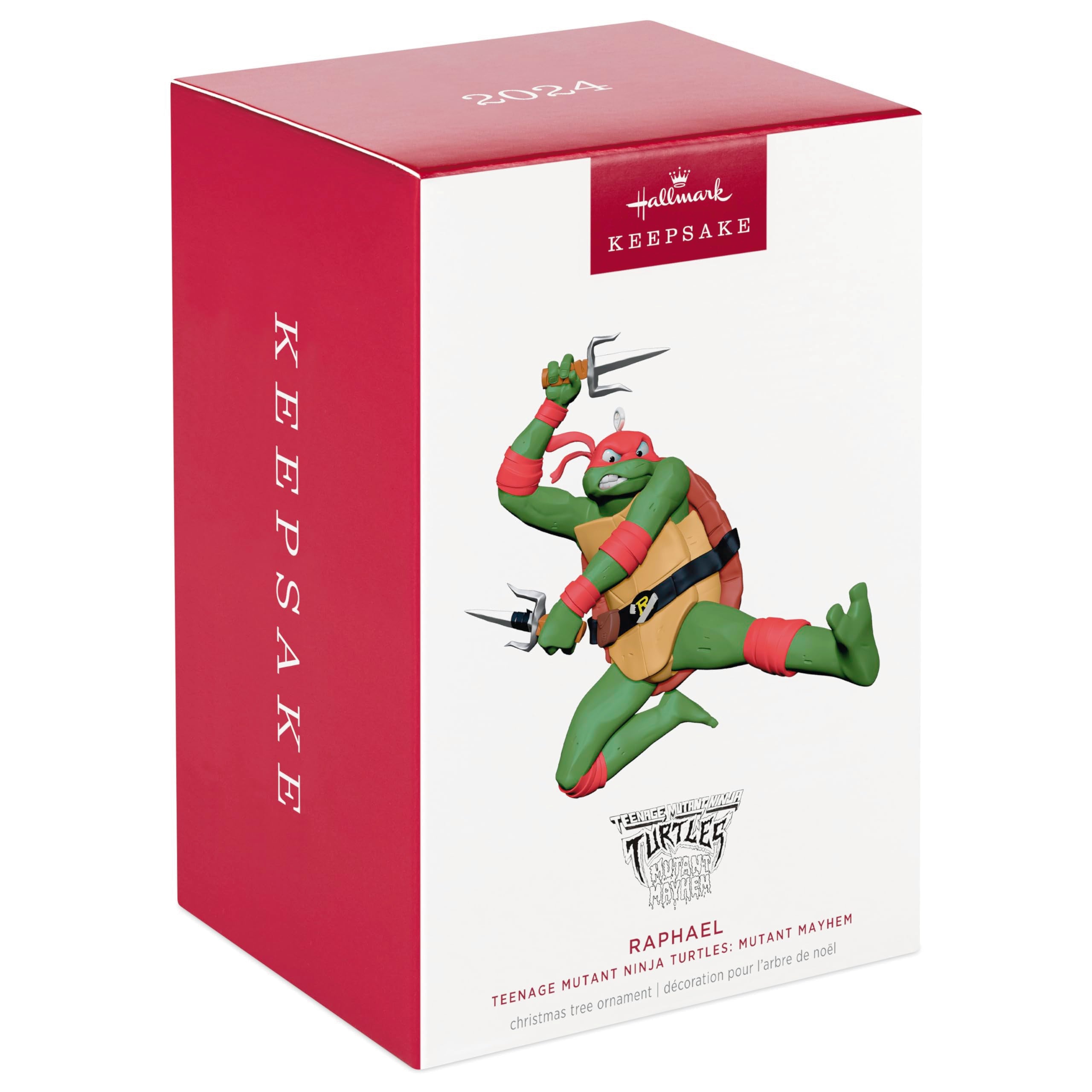Hallmark Keepsake Christmas Ornament 2024, Teenage Mutant Ninja Turtles: Mutant Mayhem Raphael, Gifts for TMNT Fans