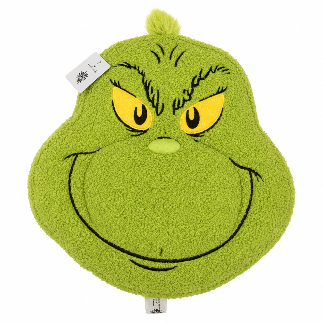 Hallmark Dr. Seuss The Grinch Shaped Throw Pillow