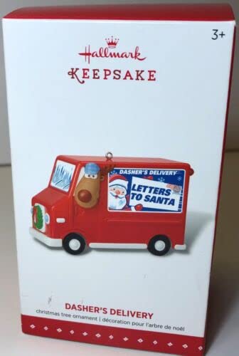 Hallmark Keepsake Ornament Dasher's Delivery Mail Truck 2015