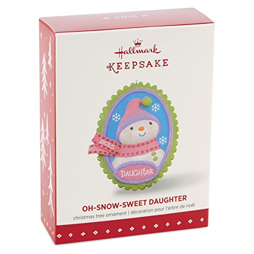 Hallmark Keepsake Ornament: Oh-Snow-Sweet Daughter Snowman