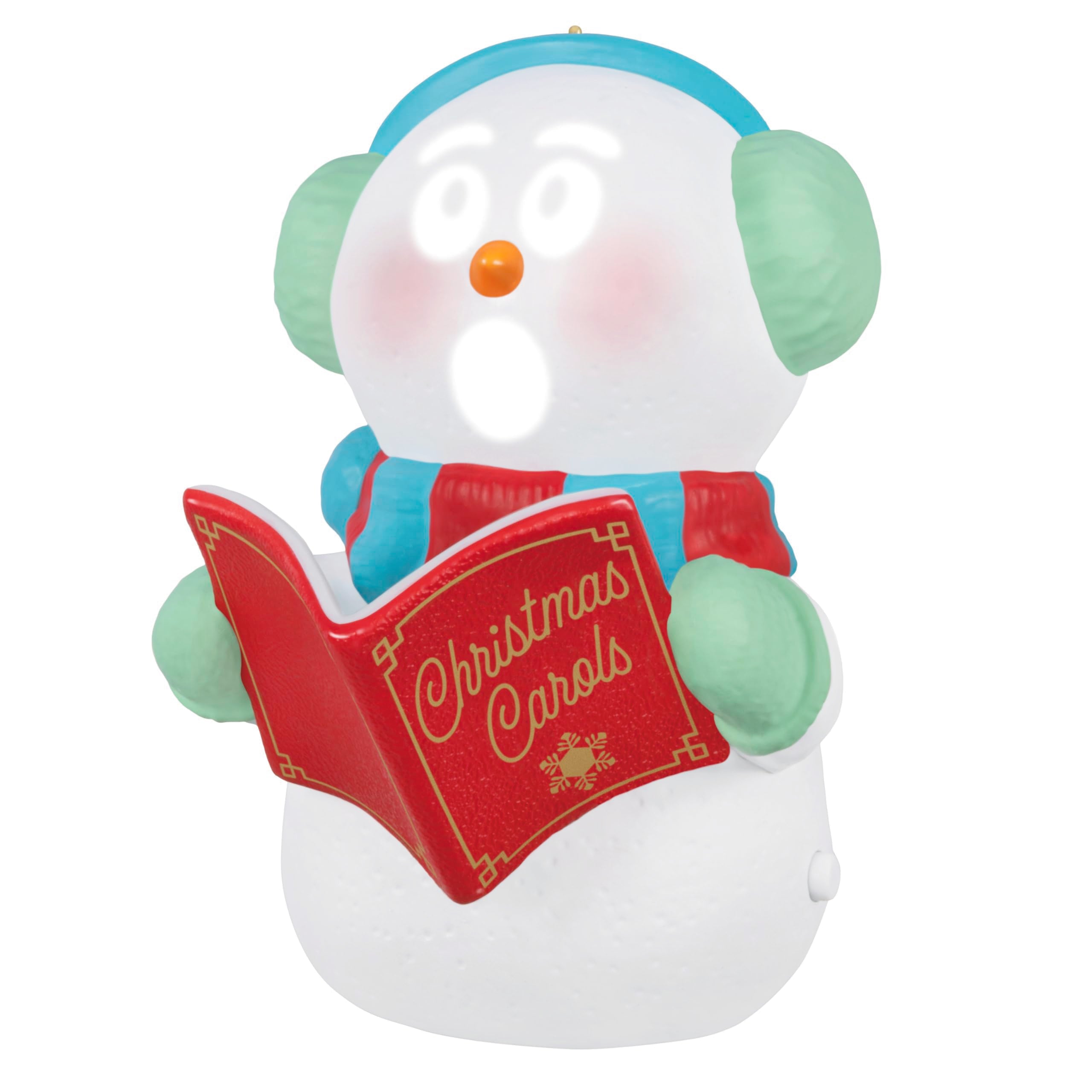ORN CAROLING SNOWMAN