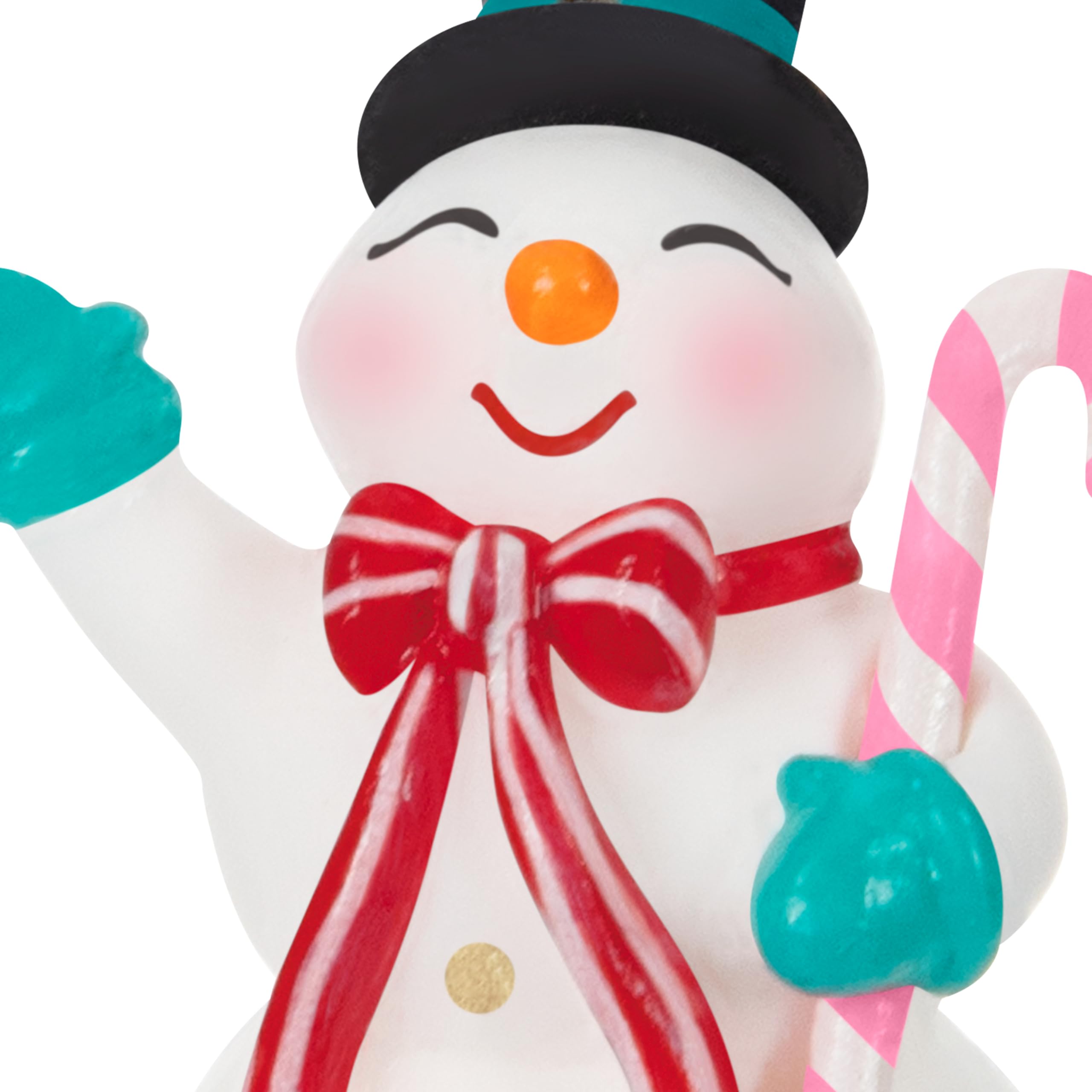 Hallmark Keepsake 1.45" Mini Christmas Ornament, Nostalgic Snowman, Snowman Collectors Gifts