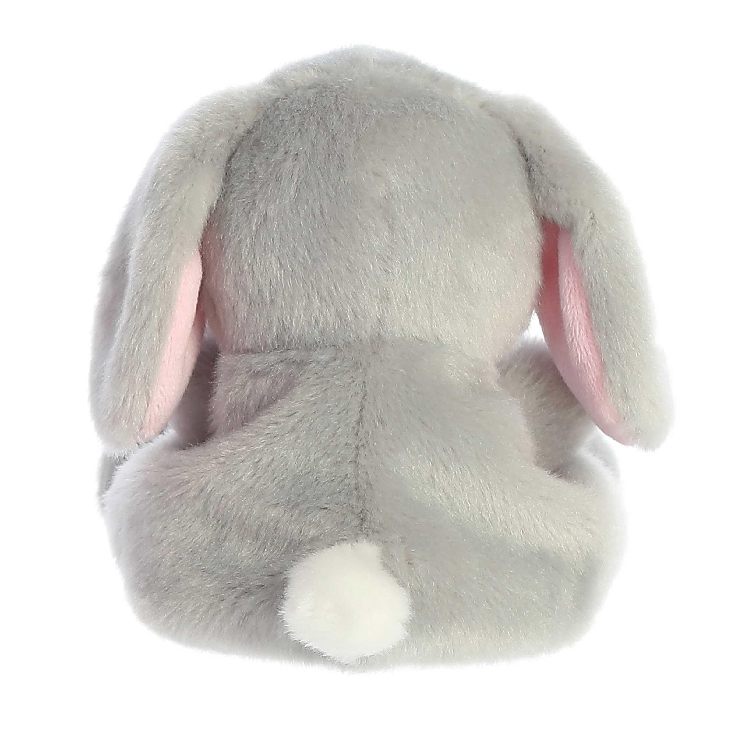 Aurora® Adorable Palm Pals™ Pebbles Bunny™ Stuffed Animal - Pocket-Sized Play - Collectable Fun - Grey 5 Inches