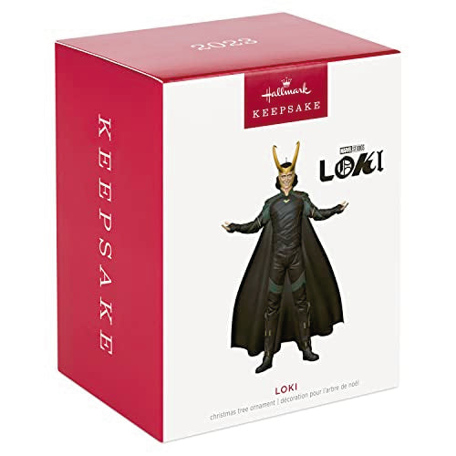 Hallmark Keepsake Christmas Ornament 2023, Marvel Studios Loki Ornament, Super Hero Gifts