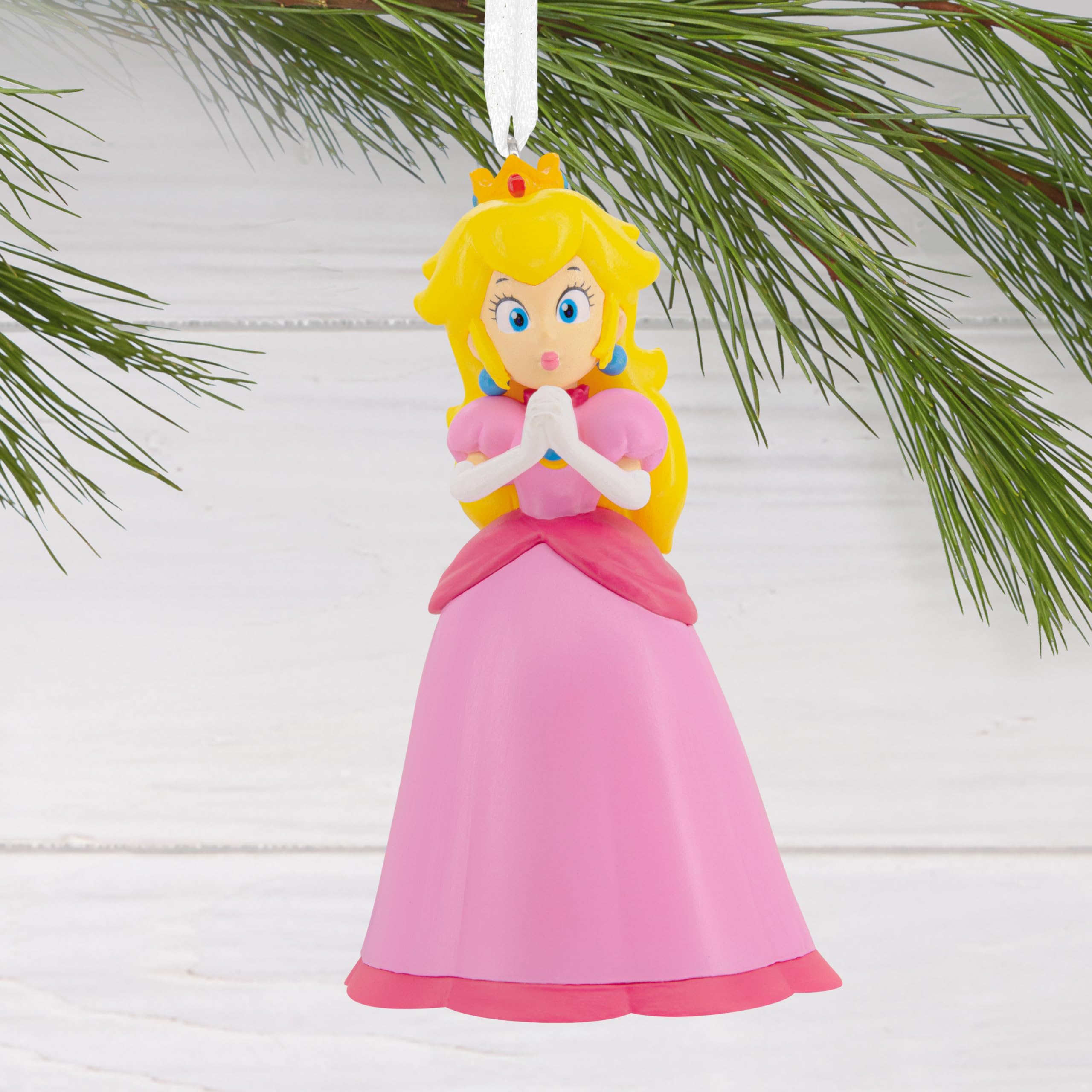 Hallmark Nintendo Super Mario Princess Peach Christmas Ornament