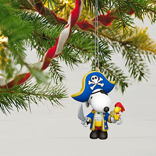 Hallmark Keepsake Christmas Ornament 2023, Peanuts Spotlight on Snoopy Pirate Snoopy