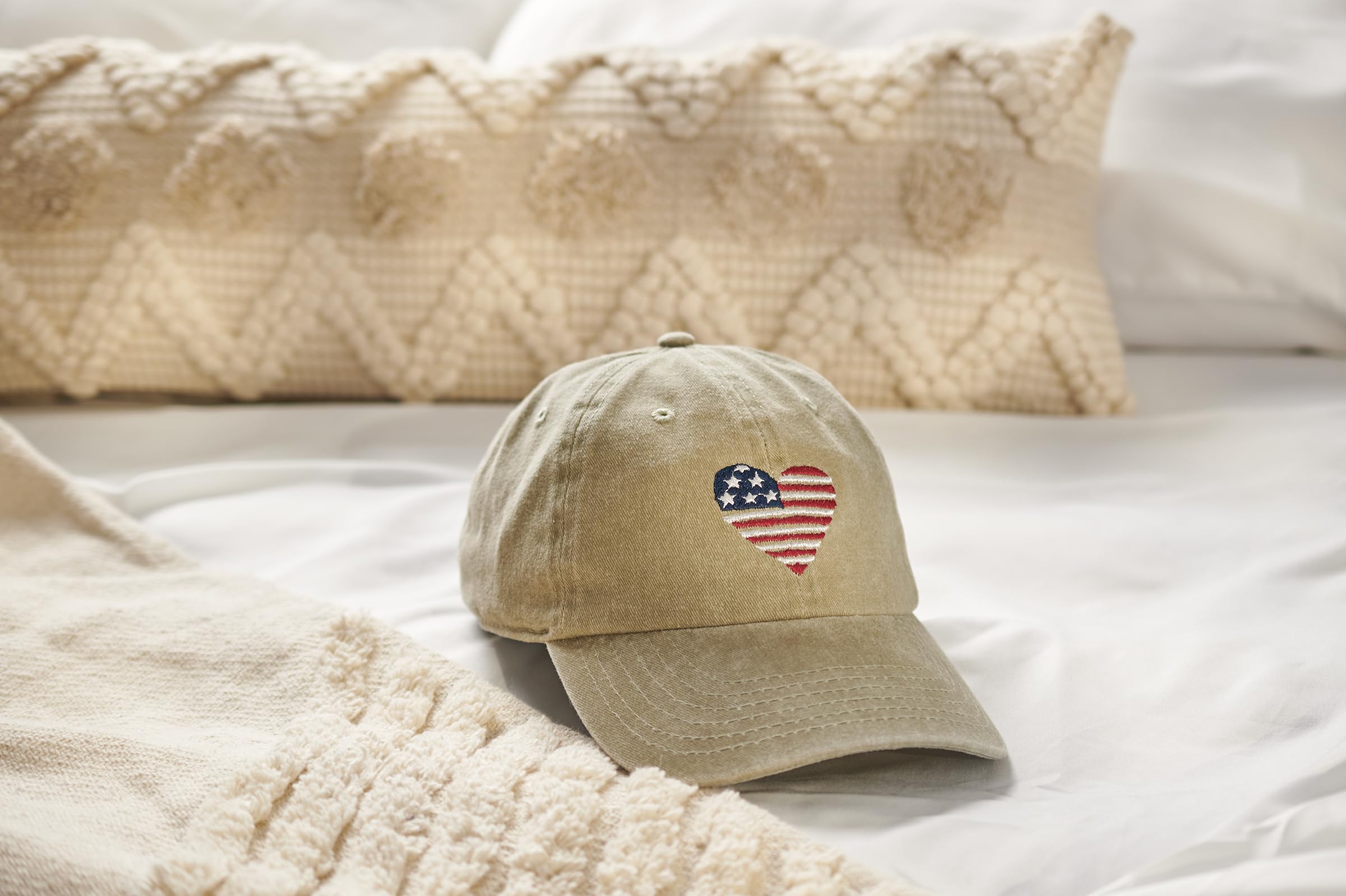 I LOVE USA BASEBALL CAP