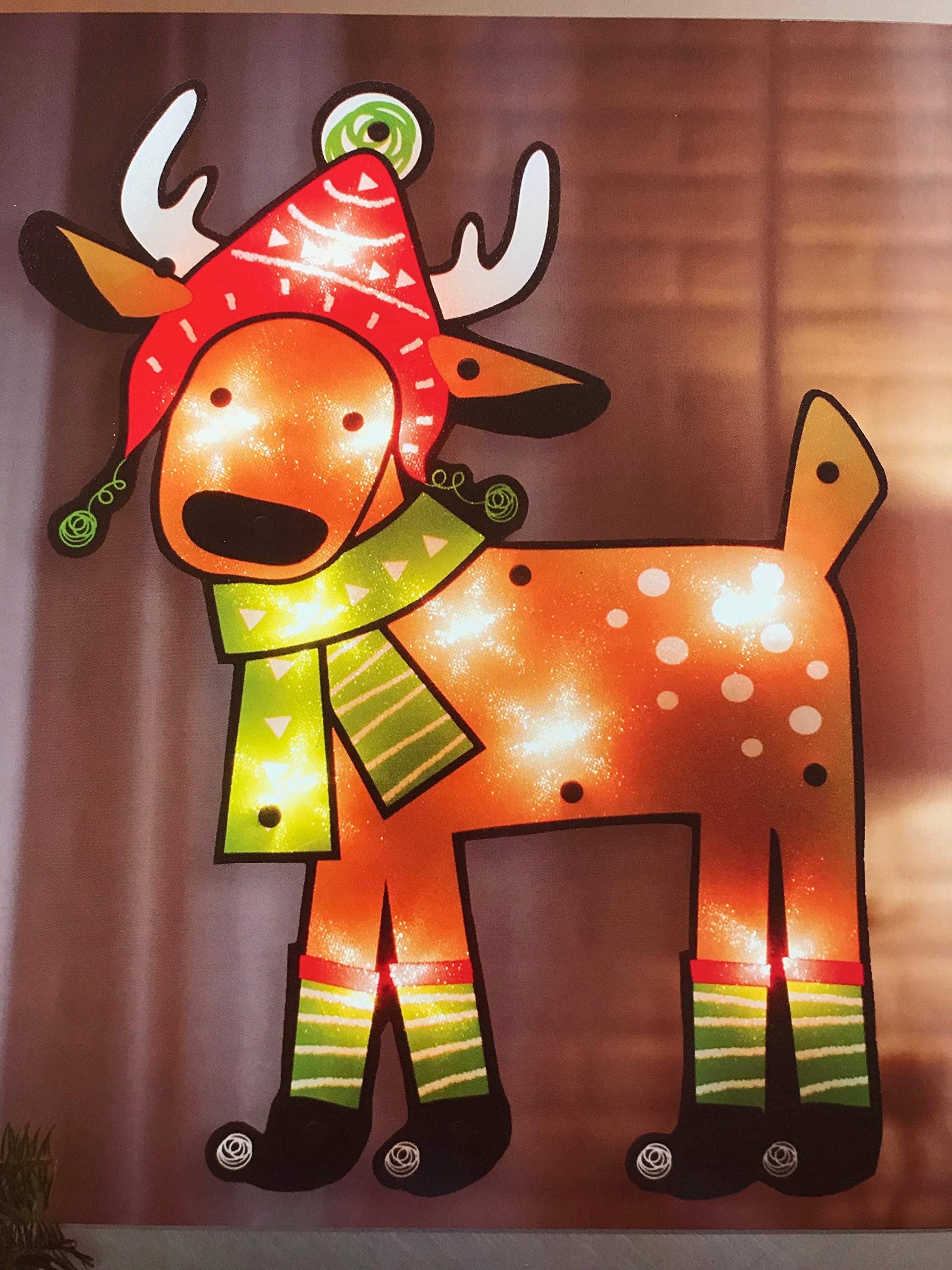 Light Up Reindeer Sign