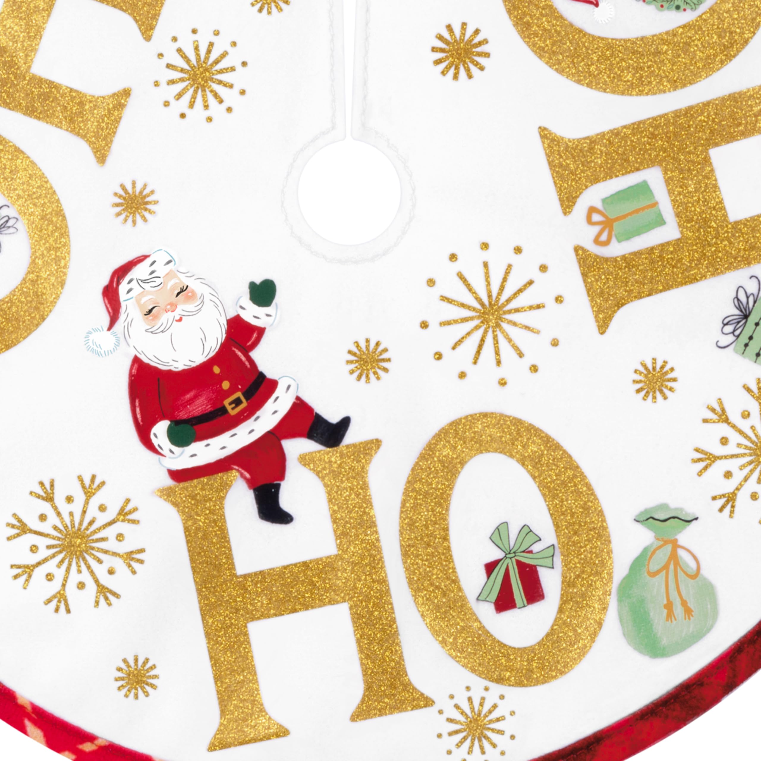 Hallmark Keepsake Christmas Nostalgic Holiday Miniature Tree Skirt, 12"