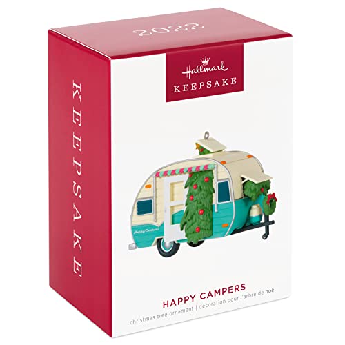 Hallmark Keepsake Plastic, Christmas Ornament 2022, Happy Campers