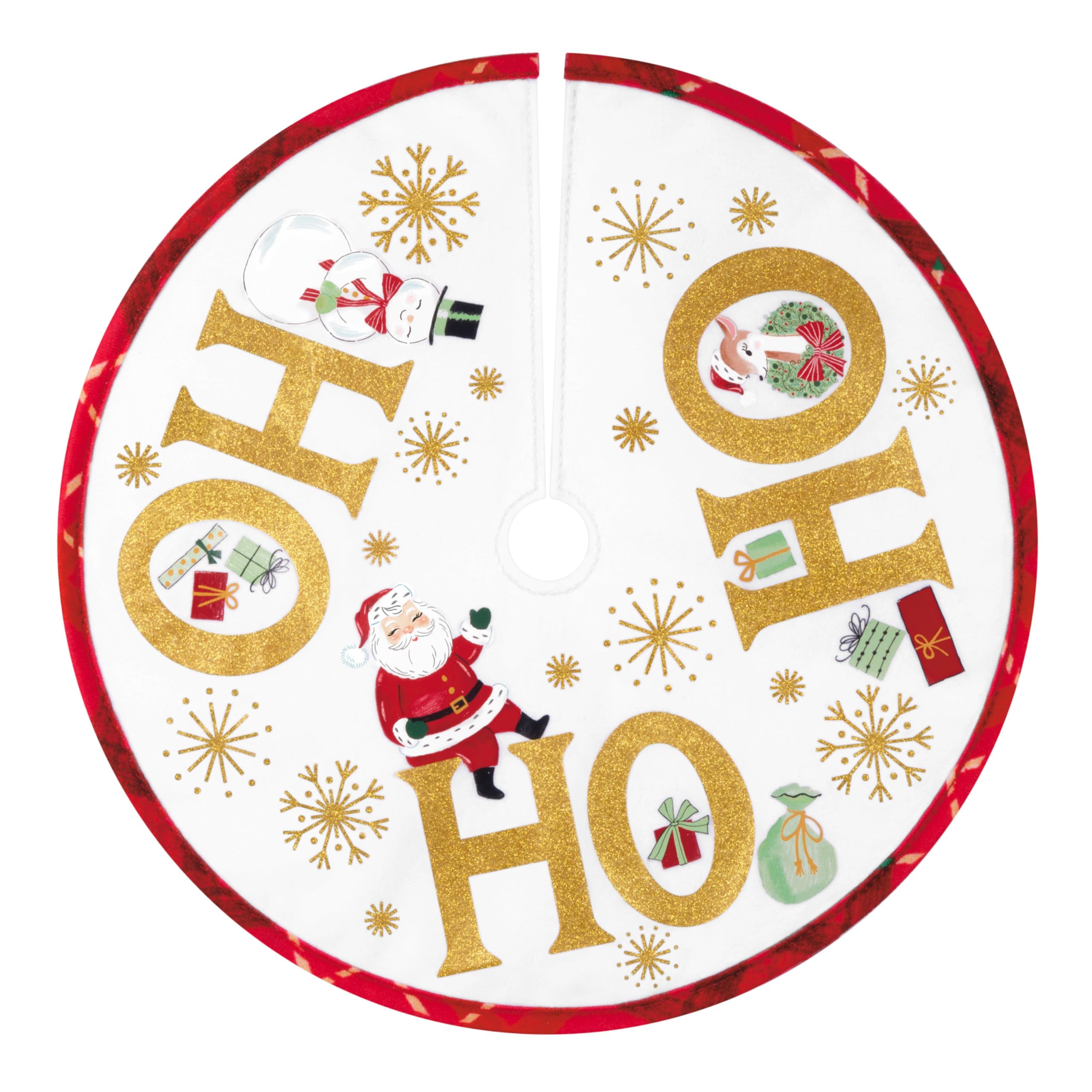 Hallmark Keepsake Christmas Nostalgic Holiday Miniature Tree Skirt, 12"