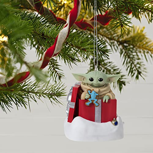 Hallmark Keepsake Christmas Ornament, Star Wars: The Mandalorian Grogu Greetings, Sound and Motion