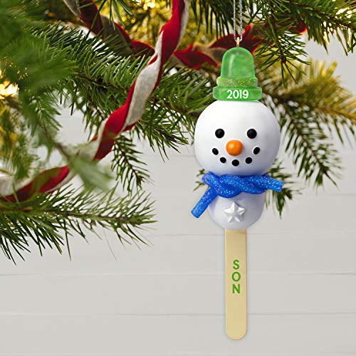 Hallmark Keepsake Christmas Ornament 2019 Year Dated Son Cake Pop Snowman