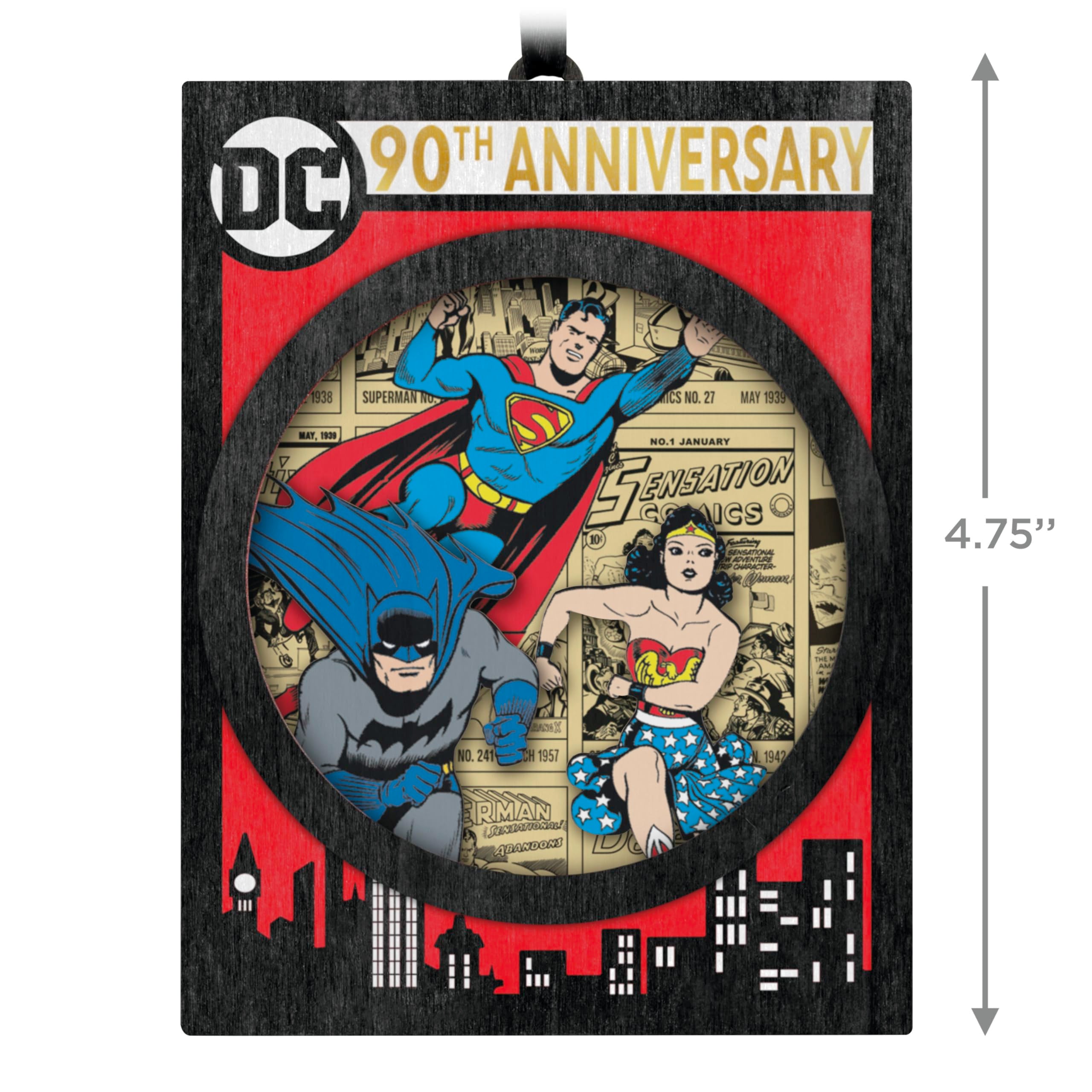DC Through the Ages, DC Comics, 2025 Hallmark Keepsake Christmas Ornament