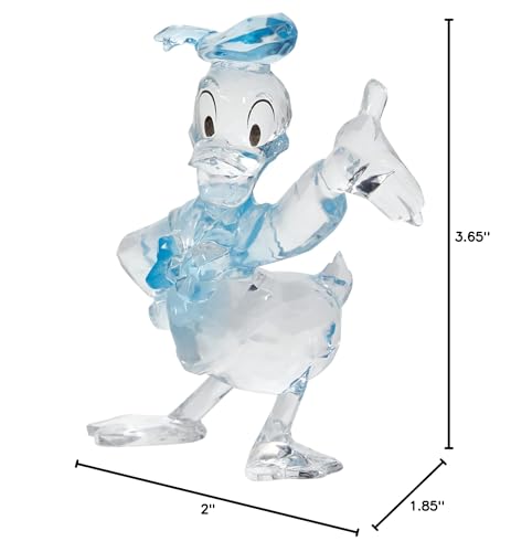 Enesco FACETS Disney Donald Duck Posing Miniature Figurine, 3.65 Inch, Blue