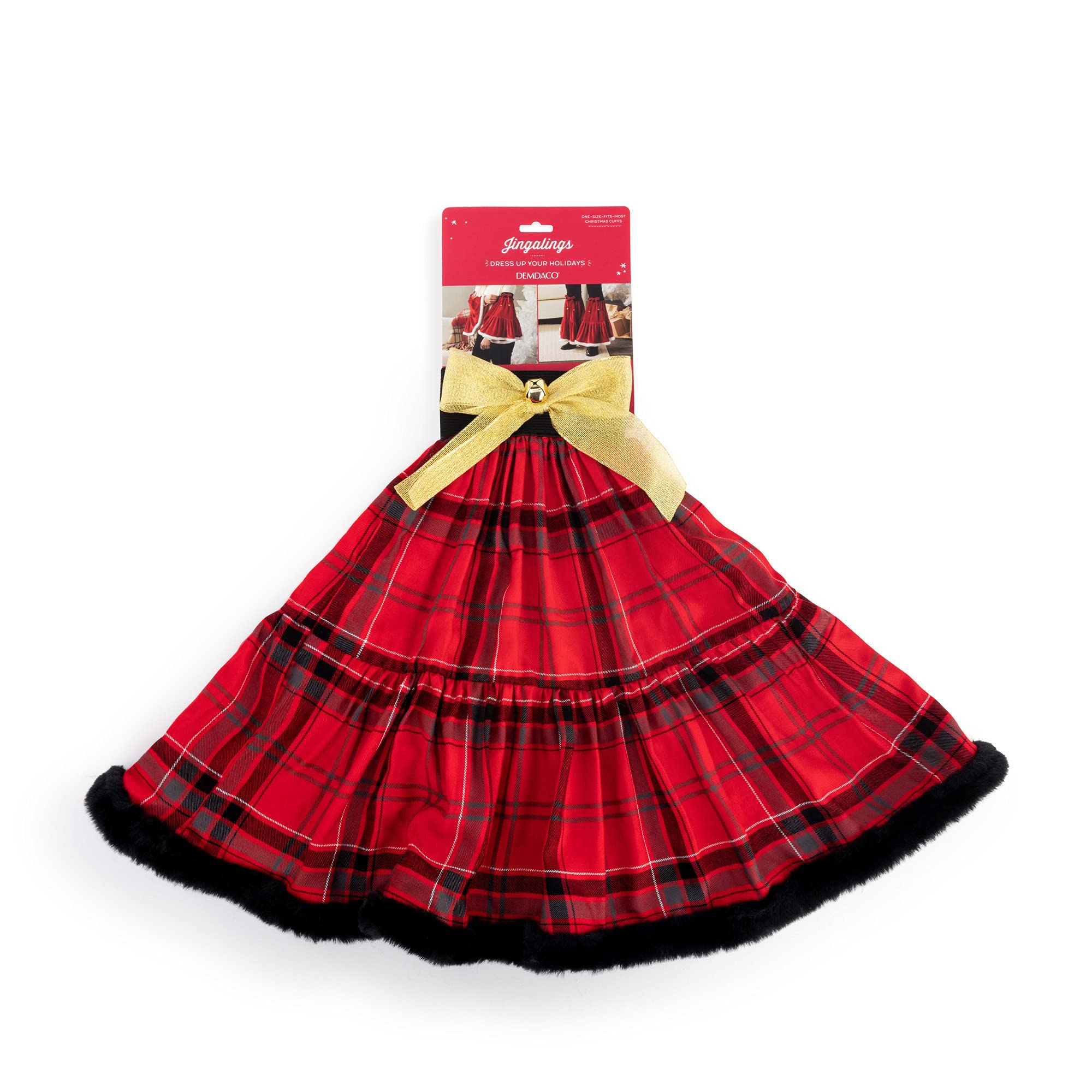 Plaid Tidings Jingaling Holiday Accessory