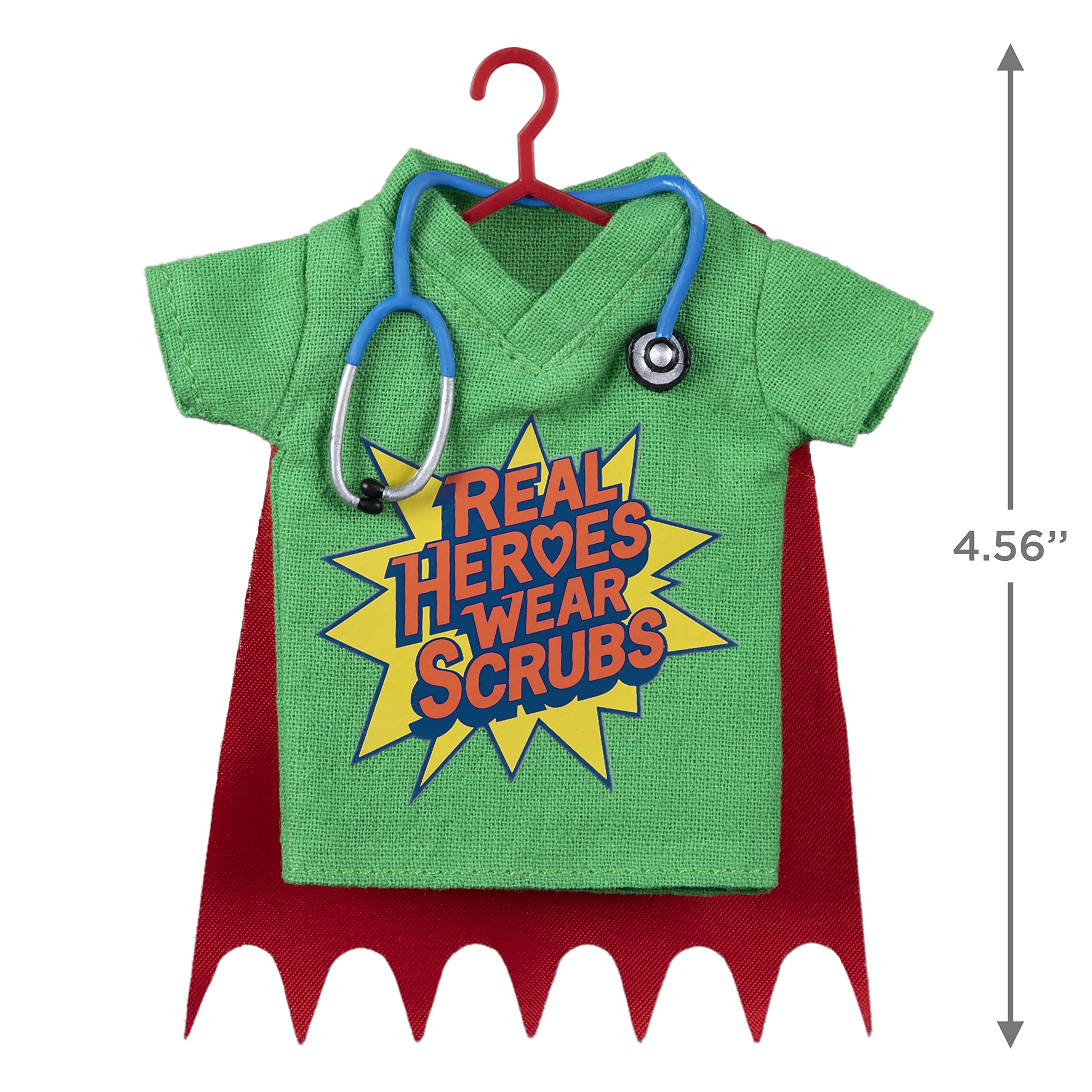 Hallmark Keepsake Christmas Ornament 2022, Healthcare Hero Scrubs, Fabric