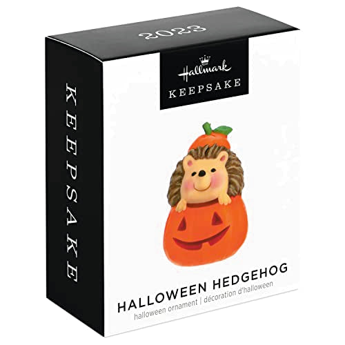 Hallmark Keepsake 1.1" Mini Halloween Ornament 2023, Halloween Hedgehog Mini