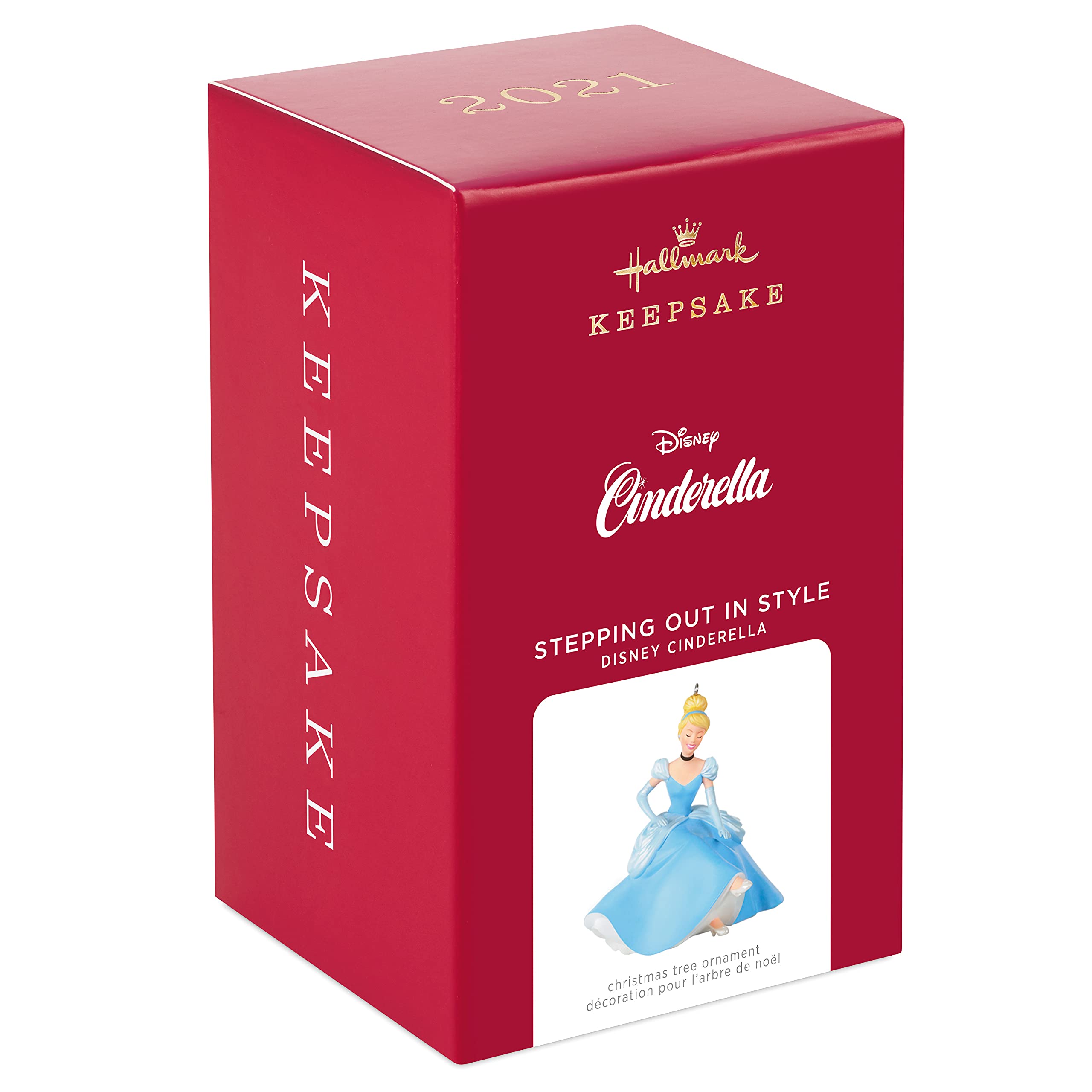 Hallmark Keepsake Christmas Ornament 2021, Disney Cinderella Stepping Out in Style