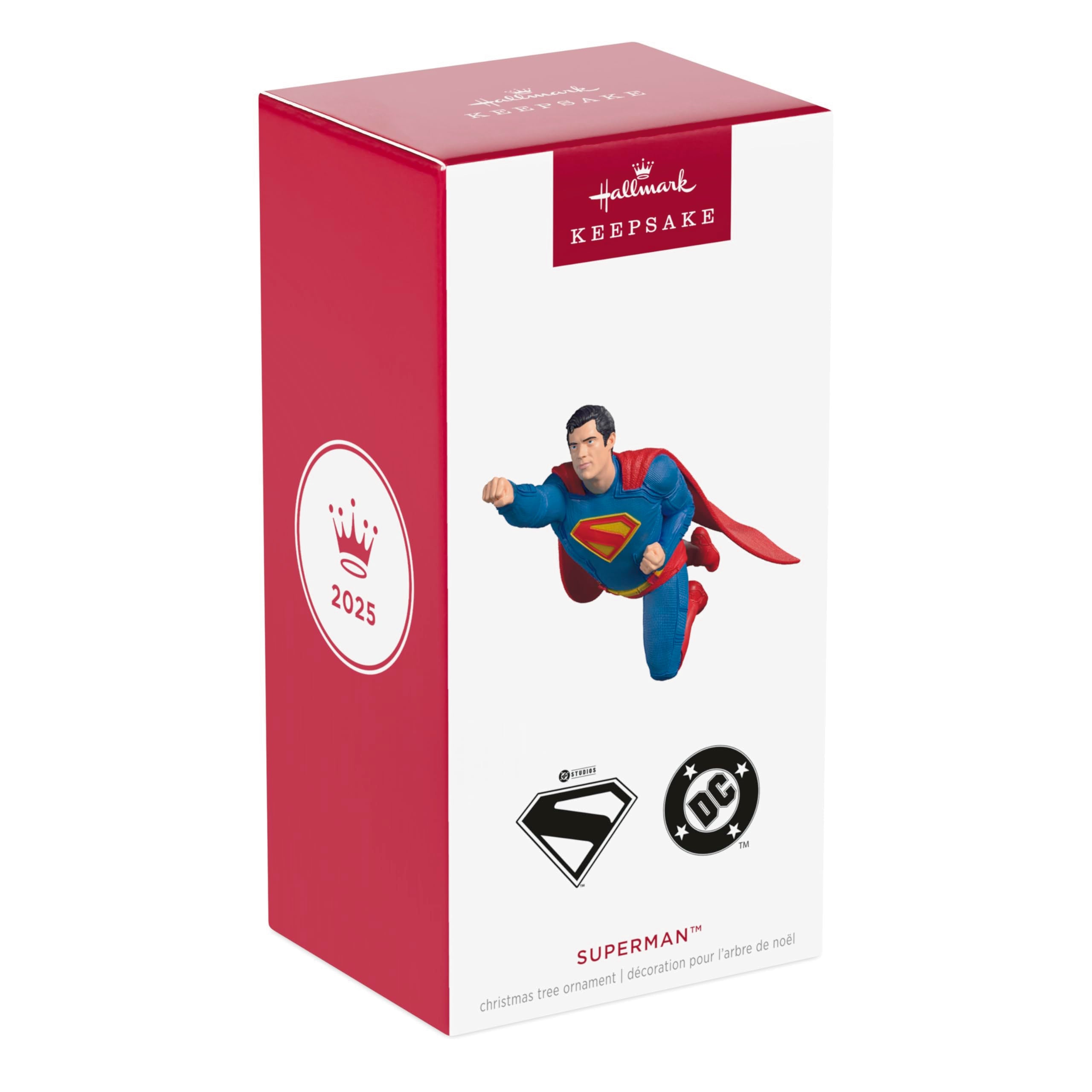 Superman 2025 Hallmark Keepsake Christmas Ornament
