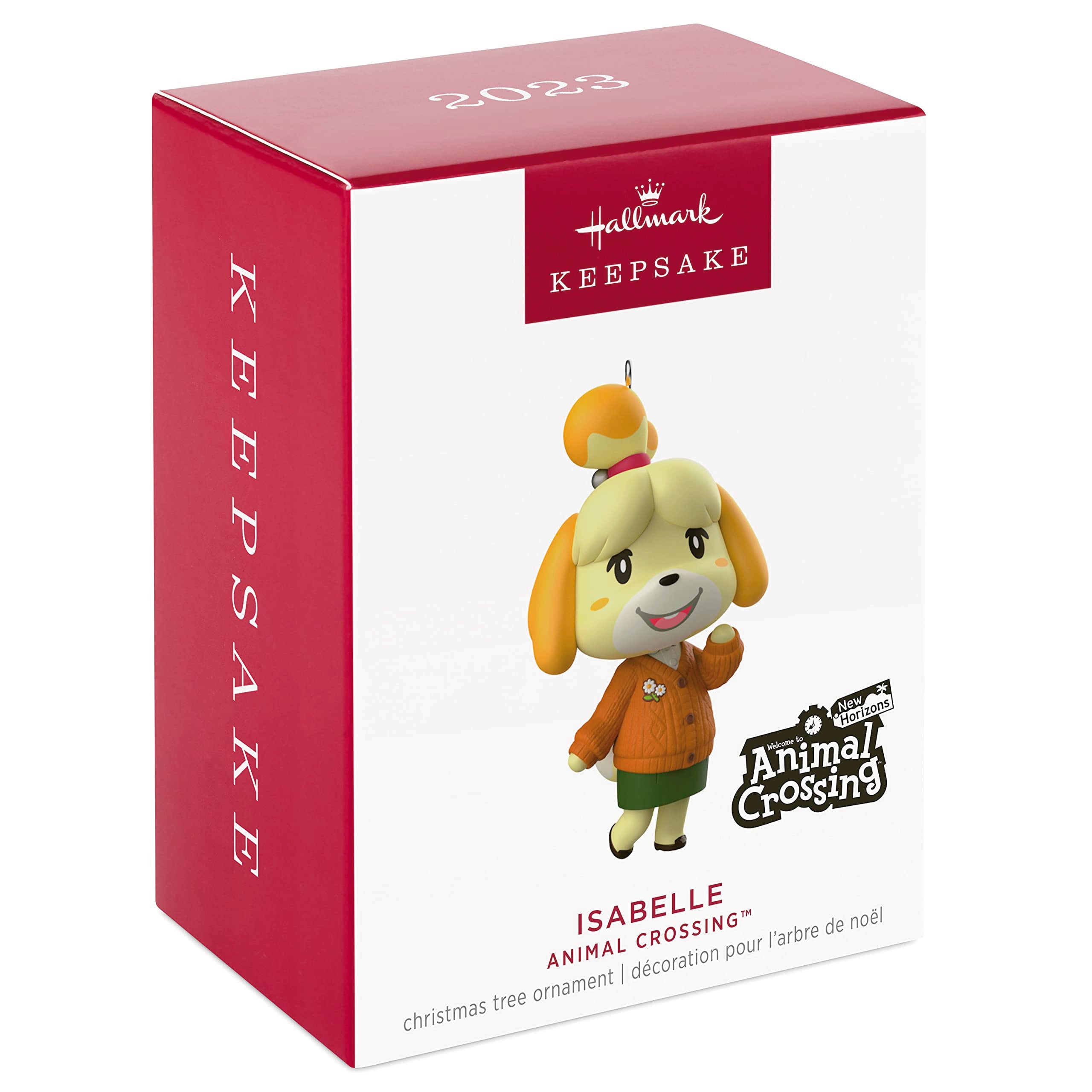 Hallmark Keepsake Christmas Ornament 2023, Nintendo Animal Crossing Ornament, Isabelle, Gifts for Gamers