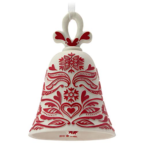 Hallmark Keepsake 1799QGO2389 Christmas Ornament 2019 Year Dated, Our First Christmas Bell, Porcelain