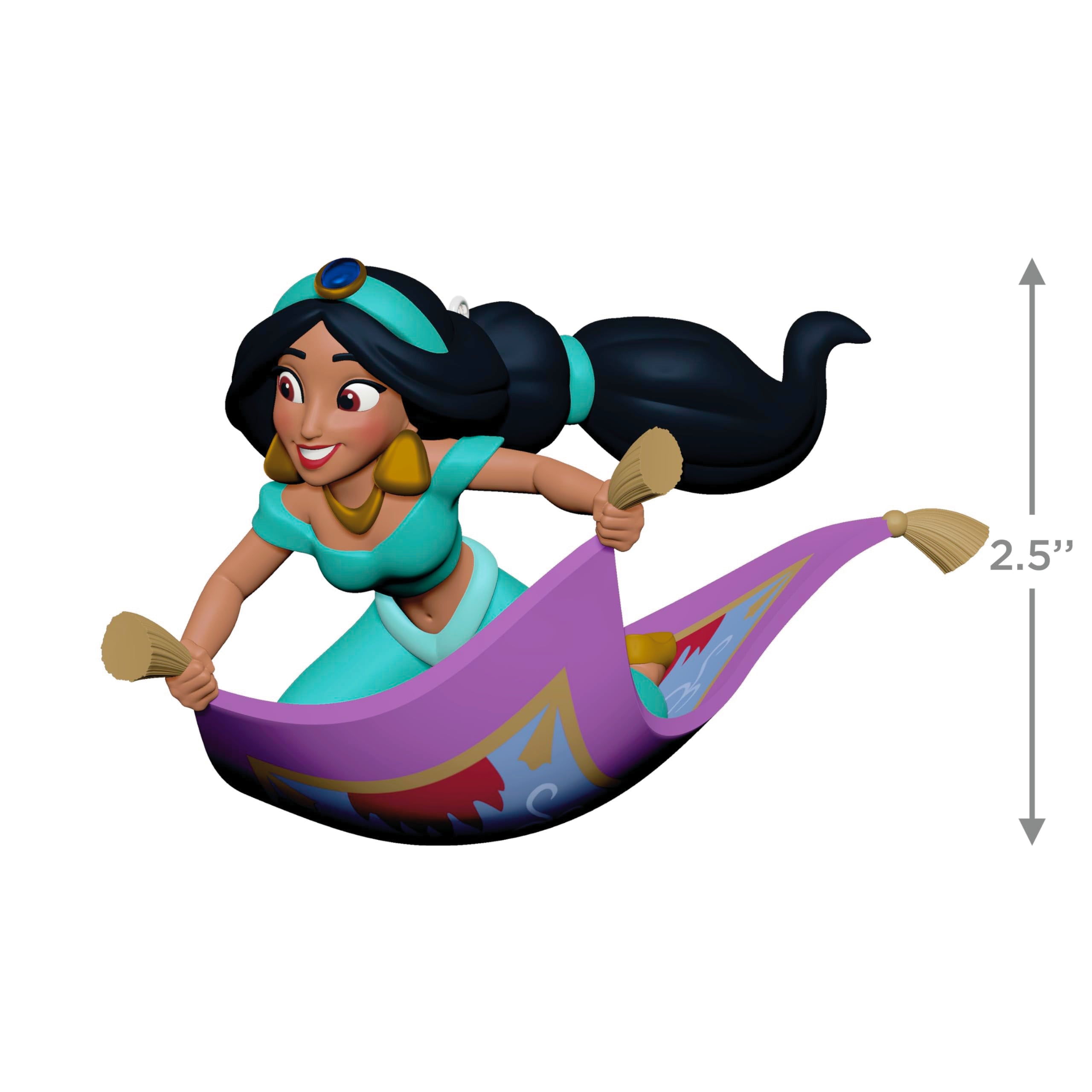 Jasmine's Magic Carpet Ride, Disney Aladdin, 2025 Hallmark Keepsake Christmas Ornament