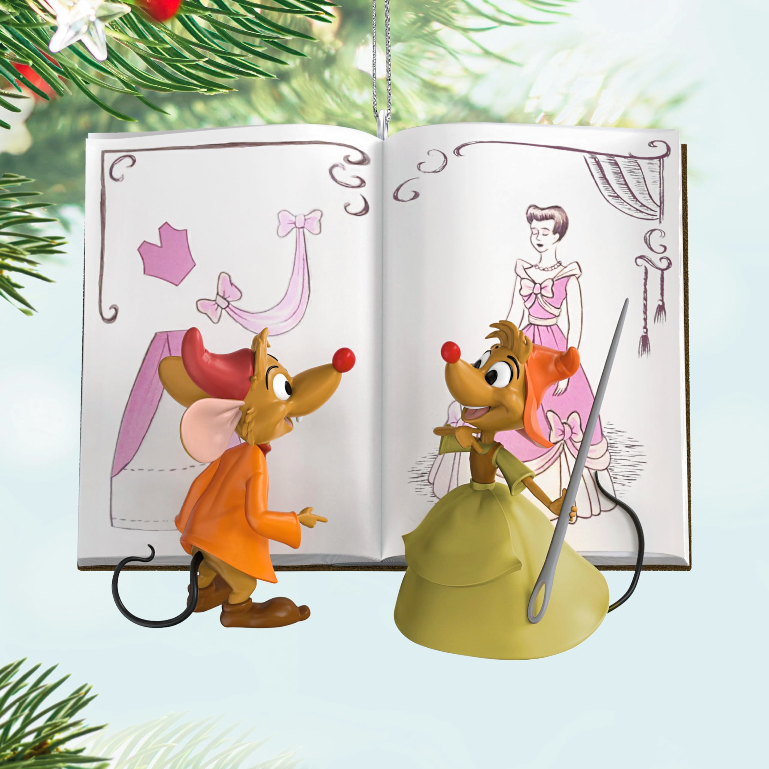 Hallmark Keepsake Christmas Ornament 2025, Disney Cinderella We Can Do It!, Gifts for Disney Fans