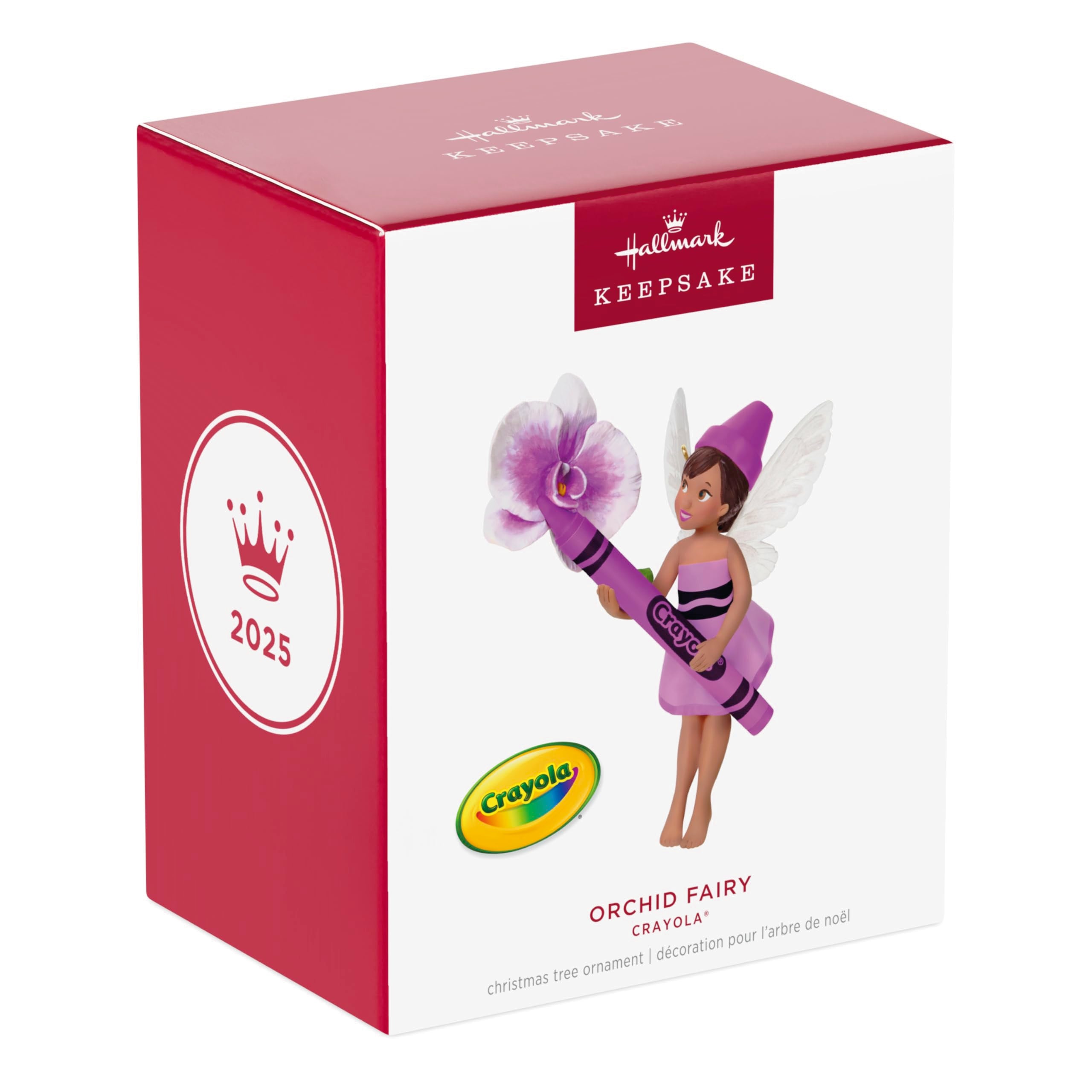 Orchid Fairy Crayola 2025 Hallmark Keepsake Christmas Ornament