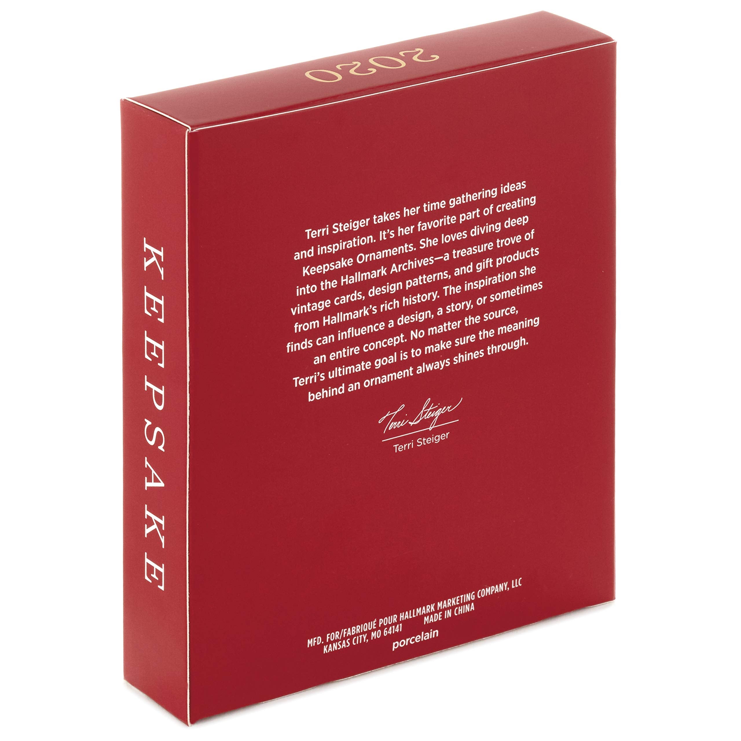 Hallmark Keepsake Christmas Ornament 2020 Beautifully Brave Pink Shield Porcelain