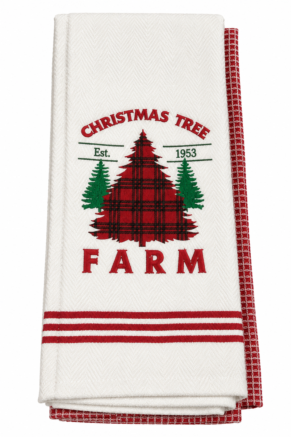 Christmas Tree Nidico Kitchen Towels Holiday Collection 2 Pack