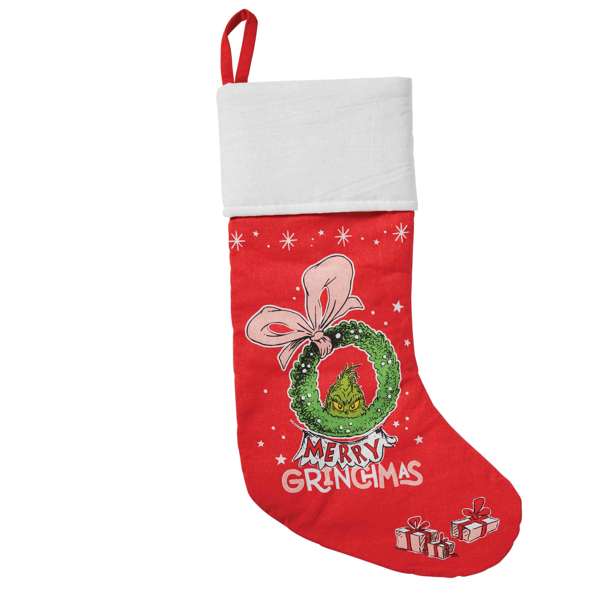 Department 56 Dr. Seuss The Grinch Merry Grinchmas Christmas Stocking