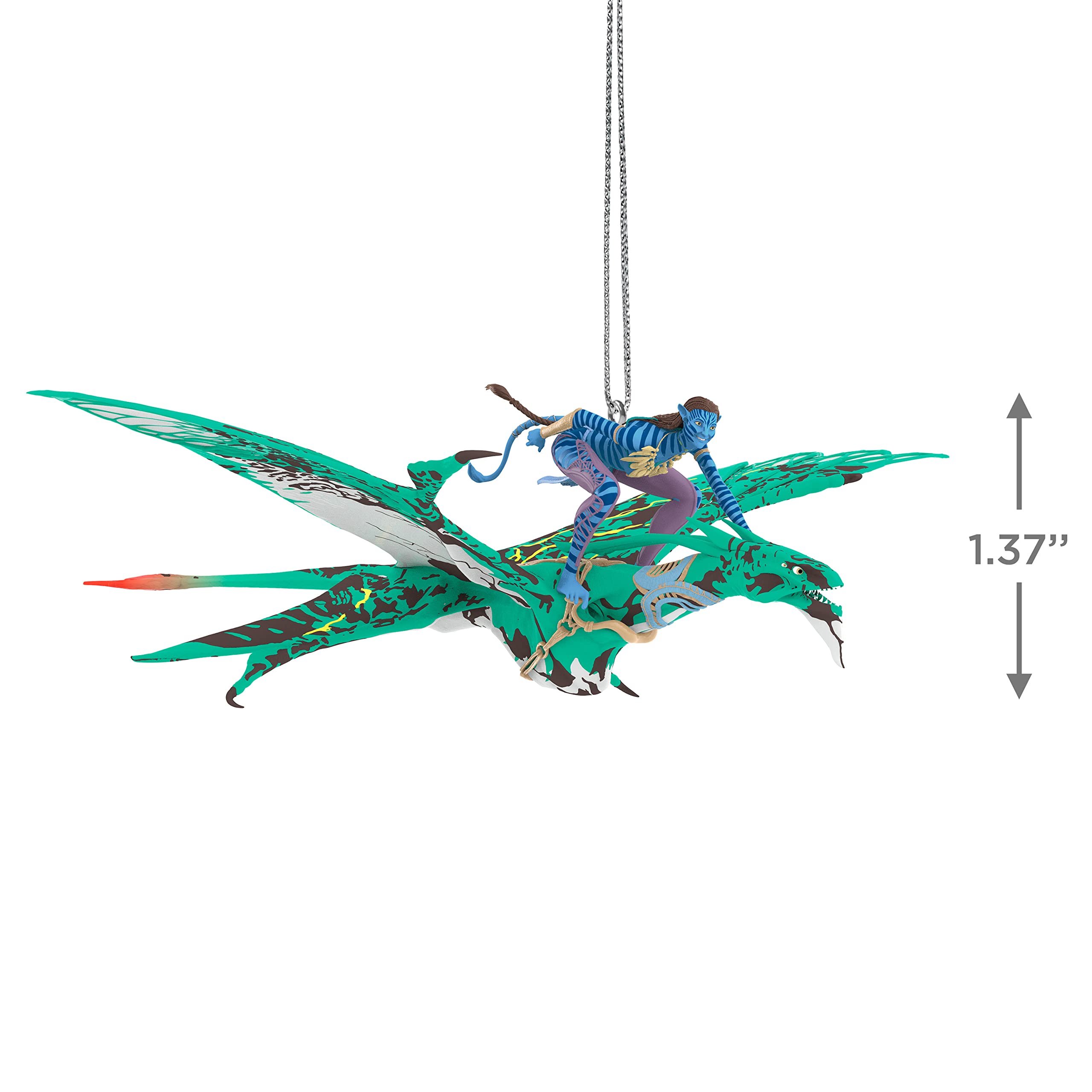 Hallmark Keepsake Plastic Christmas Ornament 2022, Avatar The Way of Water Neytiri and Seze