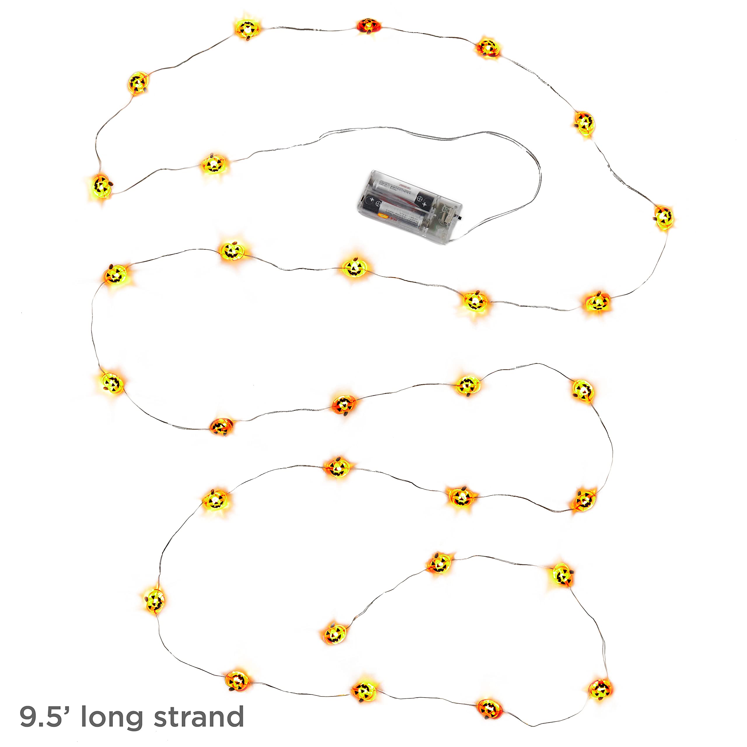 Hallmark Keepsake 2022, Miniature Halloween Pumpkin String Lights, 9.5'