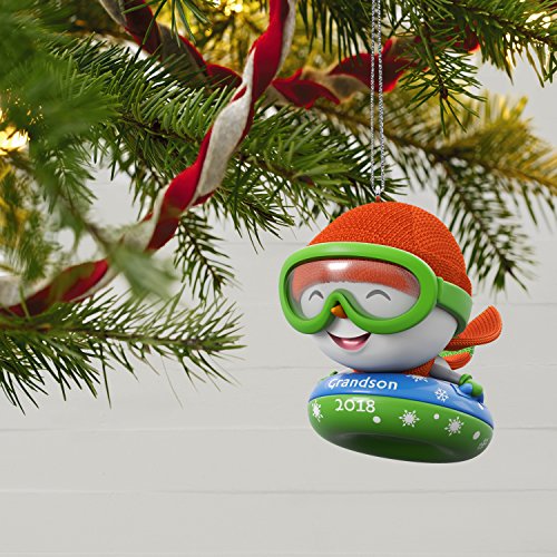 Hallmark Keepsake Christmas Ornament 2018 Year Dated, Grandson Snowman
